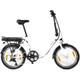 E-Bike ALLEGRO "Compact SUV 7 374" E-Bikes Gr. 42 cm, 20 Zoll (50,80 cm), weiß E-Bikes