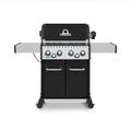 Broil King 4 Free Standing 40000 BTU Grill w/ Side Burner & Cabinet Stainless Steel/Steel in White | Wayfair 875247