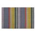 Chilewich Easy Care Pop Stripe Shag Big Mat 36 x 60 Synthetics in Brown/Gray/Yellow | 60 H x 36 W x 0.25 D in | Wayfair 200829-001