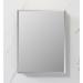 Ramonne Ebern Designs Recessed/Surface Mount Beveled Edge Bathroom Medicine Cabinet w/ Mirror, Glass | 26 H x 19.5 W x 5 D in | Wayfair