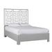 David Francis Furniture Ohana Low Profile Standard Bed Wood/Wicker/Rattan in Gray | 66 H x 42 W x 85 D in | Wayfair B5065BED-Q-S152