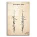 Williston Forge Bassoon Patent Parchment - Unframed Drawing Print Plastic/Acrylic in White | 36 H x 24 W x 0.12 D in | Wayfair