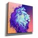 Bungalow Rose A Lion by Epic Graffiti Portfolio - Wrapped Canvas Graphic Art on Canvas in Blue | 12 H x 12 W x 0.75 D in | Wayfair
