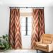 Wade Logan® Audreona Becky Bailey Rattan in Rust 1pc Blackout Window Curtain Panel Polyester | 96 H x 50 W in | Wayfair