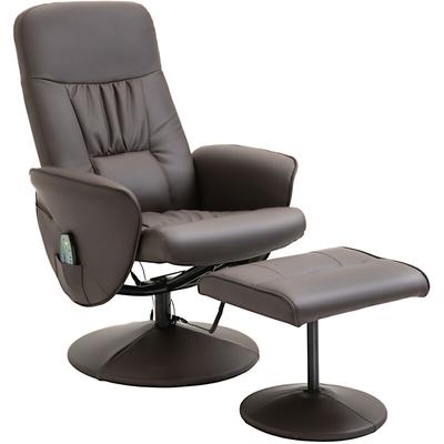 Relaxsessel mit Fußhocker Stauraum Liegefunktion Massagesessel TV-Sessel mit Massagefunktion
