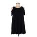 Forever 21 Casual Dress: Black Solid Dresses - Women's Size Medium