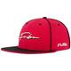 Concept One Unisex Fubu Baseball Cap Baumwolle Erwachsene Snapback Hat Mit Kursivem Logo Verstellbar Flache Krempe Baseballkappe, rot, Einheitsgröße