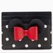Kate Spade Accessories | Disney X Kate Spade New York Other Minnie Mouse Card Holder | Color: Black | Size: Os