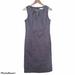 Michael Kors Dresses | Michael Kors Snakeskin Print Sheath Dress Gray Grey Size 8 Medium | Color: Gray | Size: 8