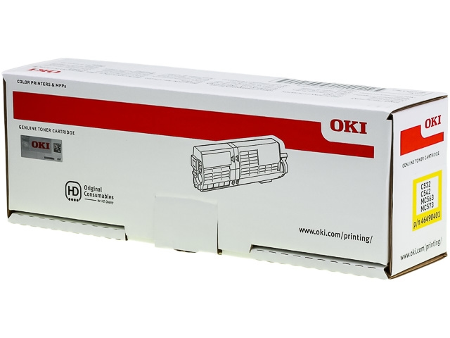 Laser/Kopierer OKI 46490401 OKI C532 TONER YELLOW ST Image