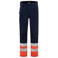 Tricorp 503012 Safety Warnschutz Arbeitshose, 65% Polyester/35% Baumwolle, 100% Nylon (500D) Cordura, 280g/m², Tinte-Fluorrot, Größe 64