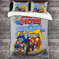 Knncch Doctor Who X Men Giant Size Doctors 3 Pieces Bedding Set Duvet Cover Decorative 3 Piece Bedding Set with 2 Pillow Shams