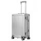 DOMINOX All Aluminum Carry On Luggage Hard Shell Luggage Aluminum Suitcase for Travel No Zipper Luggage Checked Luggage with Silent 360° Spinner Wheels 54cm/20 in.