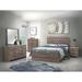 CDecor Home Furnishings Geary 3-Piece Bedroom Set w/ Dresser & Mirror Wood in Brown | 52.25 H x 63 W x 85.75 D in | Wayfair 206818Q-S3M
