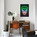 East Urban Home Joker Portrait by Octavian Mielu - Wrapped Canvas Graphic Art Print Canvas/Metal in Black/Green | 60 H x 40 W x 1.5 D in | Wayfair