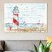 East Urban Home Coastal Life I by Anne Tavoletti - Wrapped Canvas Graphic Art Canvas, Cotton in Blue | 18 H x 26 W x 1.5 D in | Wayfair