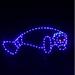Lori's Lighted D'Lites Manatee Nautical Holiday Lighted Display Metal in Blue/Green | 28 H x 50 W x 0.25 D in | Wayfair 800-MAN