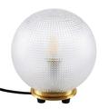 Destiny Glass & Metal Table Lamp by Modway Glass/Metal in Yellow | 8.5 H x 8 W x 8 D in | Wayfair EEI-5615-SBR