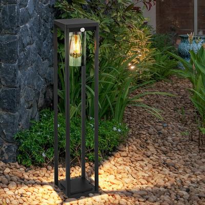 Etc-shop - Gartenlampe mit Bewegungsmelder Außen Aussenstehleuchte Bewegungsmelder Wegebeleuchtung