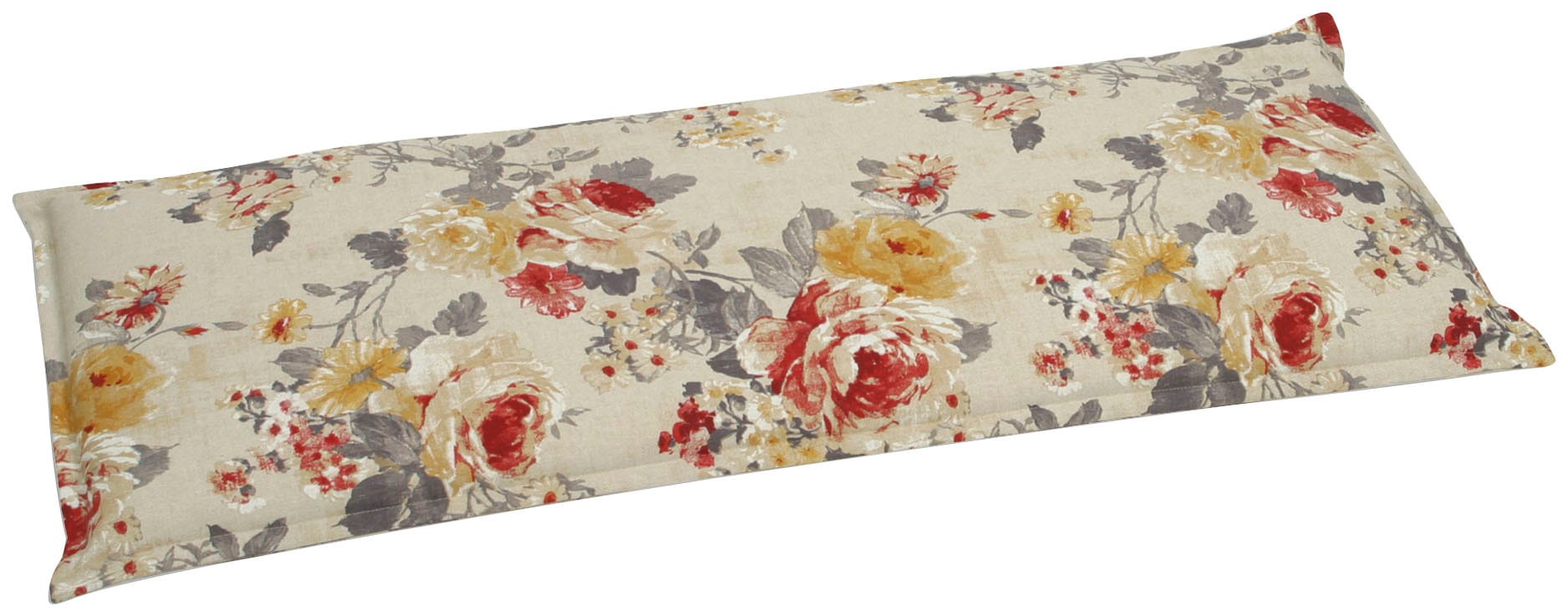 Bankauflage GO-DE, bunt, B:115cm H:6cm T:45cm, Bezug: 80% Baumwolle, 20% Polyester, Polsterauflagen, Bankauflage