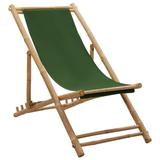 vidaXL Deck Chair Folding Patio Sling Chair for Balcony Garden Porch Teak