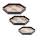 Tray (Set of 3) - 8.75"W x 8.75"L x 1.5"H