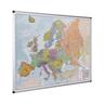 Bi-Office Laminierte, Magnetische Europakarte mit Aluminiumrahmen 120x90cm