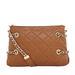 Michael Kors Bags | Michael Kors Women's Susannah Brown Leather Messenger Bag With Metal Chain | Color: Brown | Size: Os