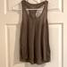 American Eagle Outfitters Tops | American Eagle Olive Racerback Tank Size Xs | Color: Tan | Size: Xs