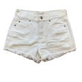 American Eagle Outfitters Shorts | American Eagle Outfitters White Distressed Denim Jean Shorts | Color: White | Size: 4