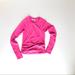 Athleta Tops | Athleta Fastest Track Long Sleeve Tee Neon Pink Sz Xs | Color: Pink | Size: Xs