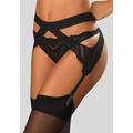 String PETITE FLEUR GOLD Gr. 36/38, schwarz Damen Unterhosen Slips