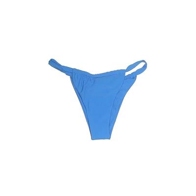 Zaful Swimsuit Bottoms: Blue Print Swimwear - Women's Size Medium