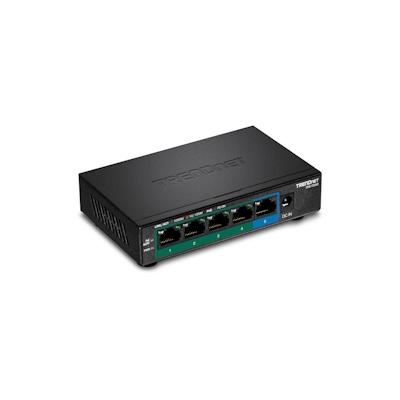 TRENDnet TPE-TG52 5-Port PoE Switch Gigabit PoE+ 32W