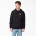 Dickies Men's Fleece Embroidered Chest Logo Hoodie - Black Size S (TWR20)