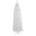 Northlight Seasonal Pre-Lit Rapids White Pine Pencil Artificial Christmas Tree Clear Lights, Metal in Green/White | 30 W x 30 D in | Wayfair