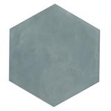 Roca Tiles Maiolica Hexagon 7" x 8" Flat Ceramic Tile Ceramic in Blue | 8 H x 7 W x 10 D in | Wayfair MAIW628-78H