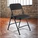 National Public Seating Padded Folding Chairs 2200 Series Fabric Padded Folding Chair Fabric in Black | 29.5 H x 18.75 W x 20.25 D in | Wayfair