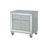 Rosdorf Park 2 - Drawer Nightstand in Silver Wood in Brown/Gray | 29.25 H x 18 W x 28 D in | Wayfair 6CDB2E227DED4B6193429D70D3396550