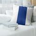 ArtVerse Chicago Baseball Square Pillow Cover 14.0 H x 14.0 W x 1.0 D in Linen/Textured in White/Blue | 14" x 14" | Wayfair MBS059-SLPG4LC