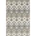 Gray 72 x 48 x 0.28 in Area Rug - Union Rustic Kris Transitional Diamond Indoor/Outdoor Area Rug Polypropylene | 72 H x 48 W x 0.28 D in | Wayfair