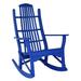 Red Barrel Studio® Rocking Chair Wood/Solid Wood in Blue | 28 H x 34 W x 34 D in | Wayfair 5B575F42C57C4A9DB6821AF60E9B0B10