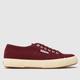 Superga 2750 cotu classic trainers in burgundy