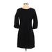 Gap Casual Dress - Sweater Dress: Black Jacquard Dresses - Women's Size 4 Petite