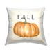 Stupell Fall Pumpkin Farm Plaid Typography Autumn Gourd Decorative Printed Throw Pillow by Stephanie Workman Marrott