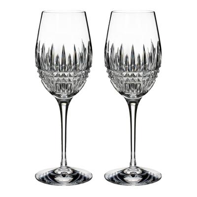 Waterford Lismore Diamond Essence Wine 14 Oz Set/2