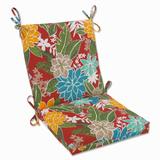 Pillow Perfect Outdoor Bora Cay Red Squared Corners Chair Cushion - 36.5 X 18 X 3