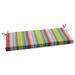 Pillow Perfect Outdoor Dina Fiesta Bench Cushion - 18 X 45 X 3