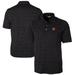 Men's Cutter & Buck Heathered Black Baltimore Orioles Advantage Space Dye Tri-Blend Polo