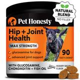 Hip + Joint Health Max Strength Soft Chews for Dogs, Count of 90, 3.71 IN